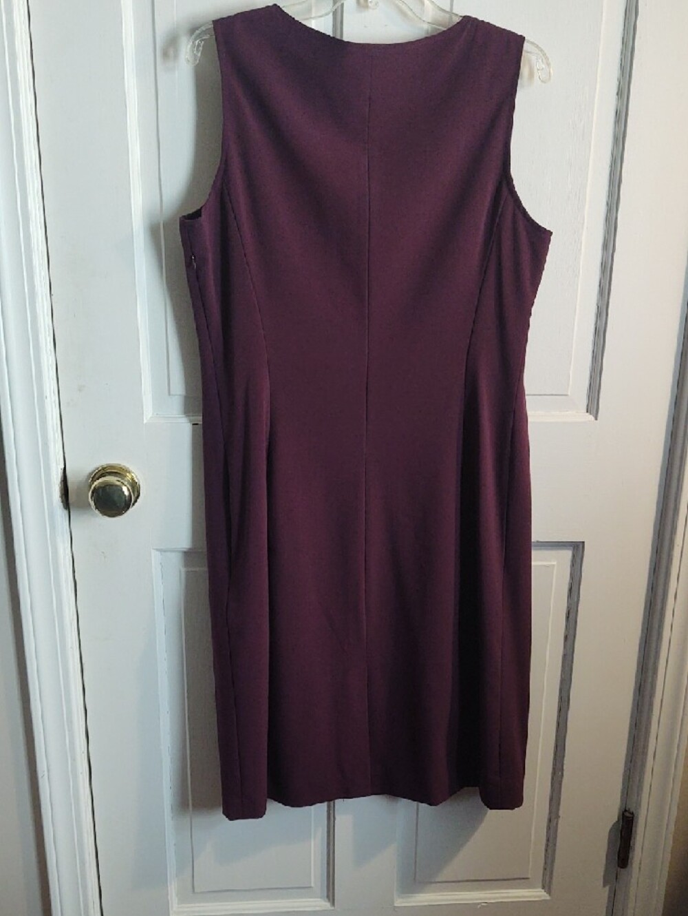 Signature by Larry Levine Plum Two-Piece Dress with Cropped Jacket - Picture 5 of 10